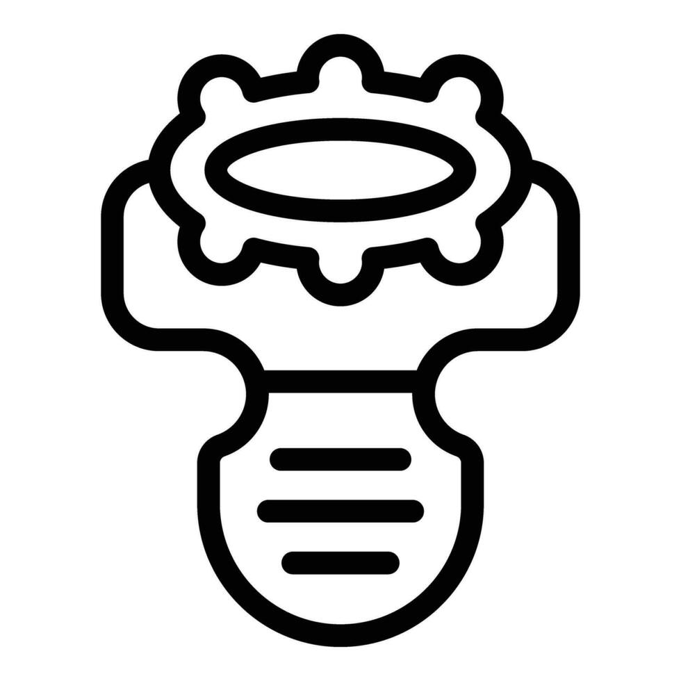 Scraper skin roller icon outline vector. Device beauty vector