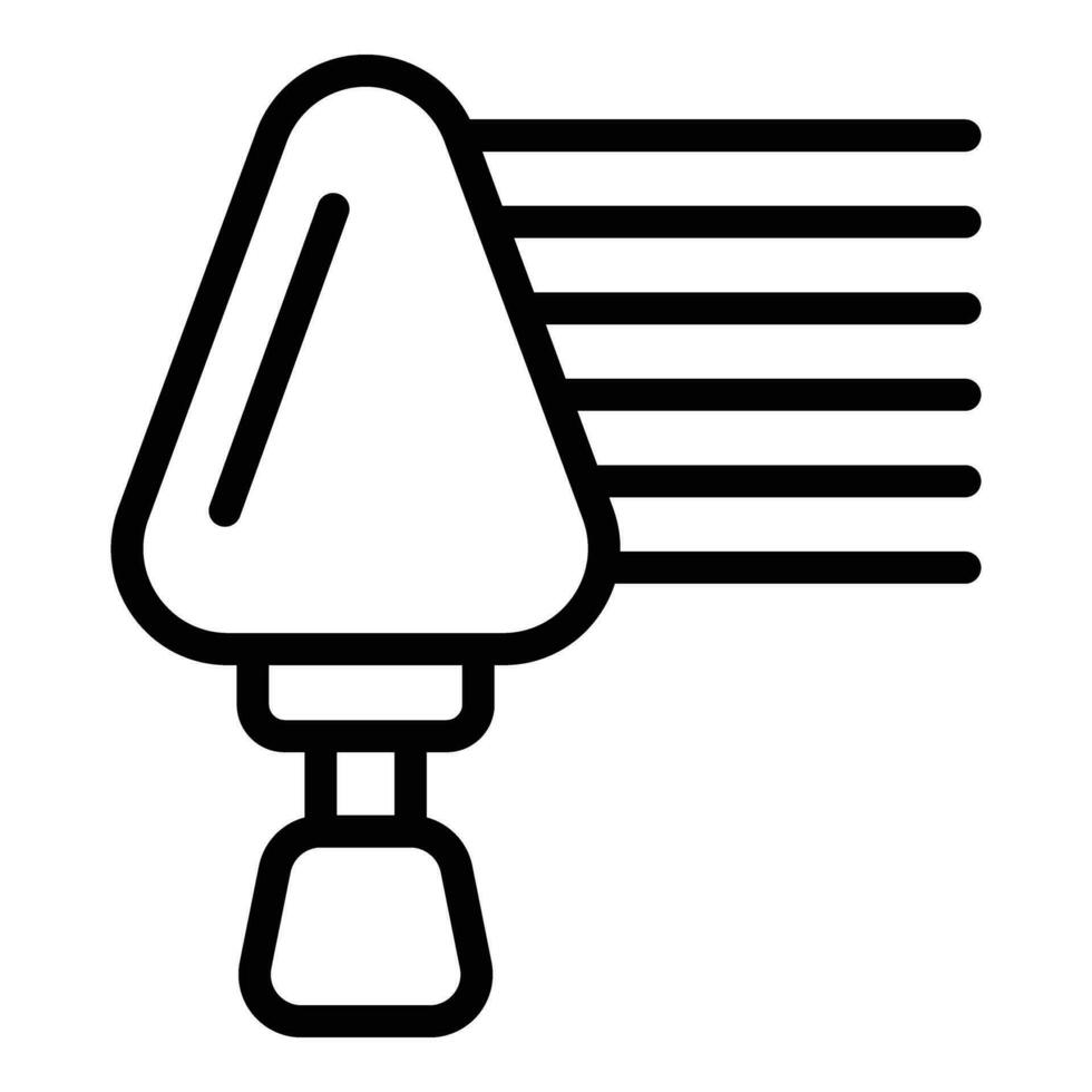 Construction shovel icon outline vector. Cement mixer vector