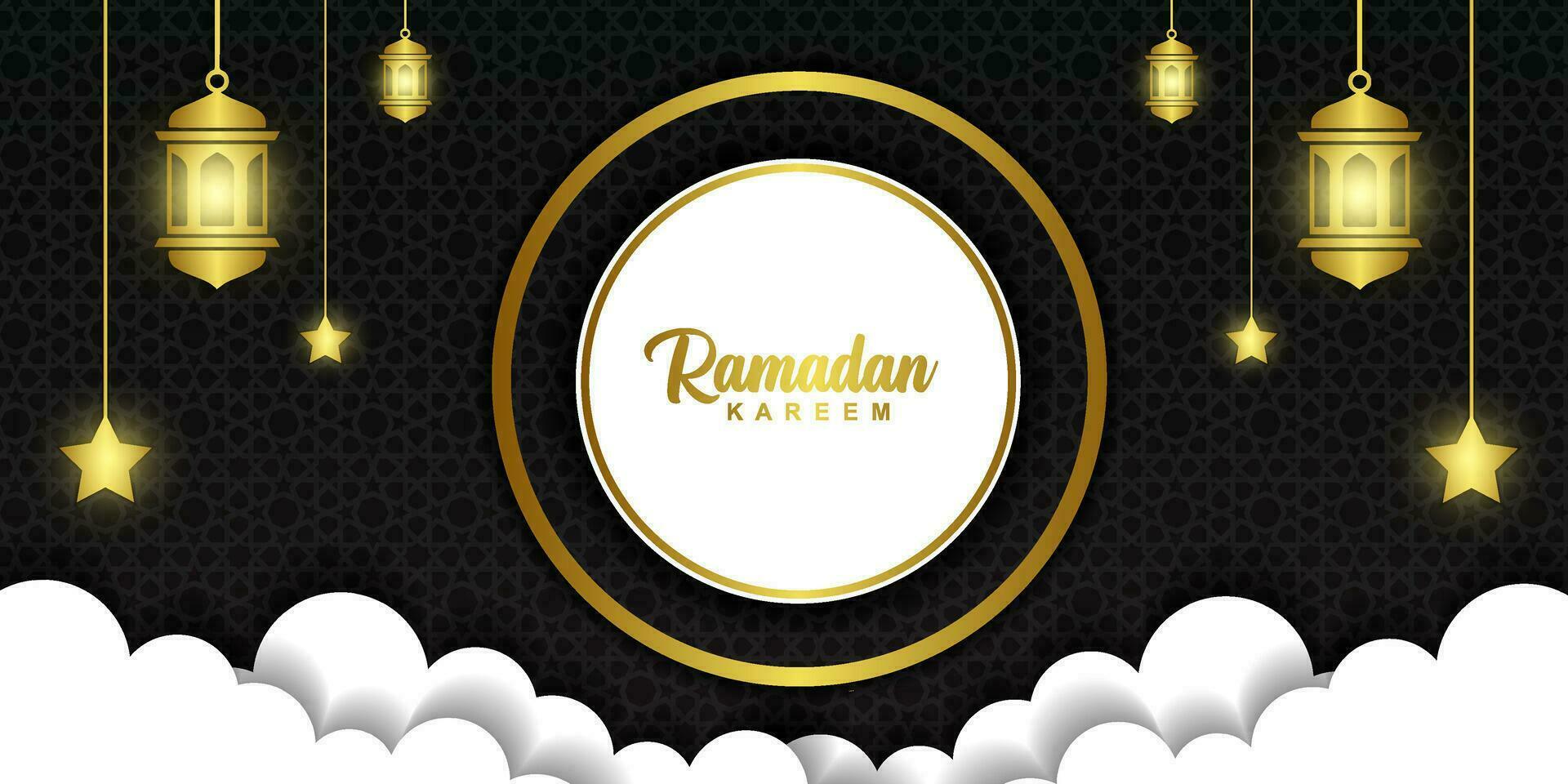 Ramadan Kareem Background Design. Greeting Cards, Banners, Posters. Vector Illustration.