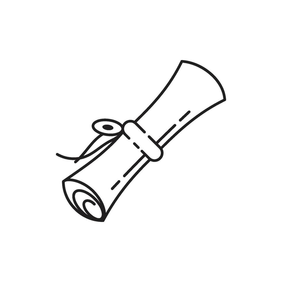 Old paper with line art  icon design vector