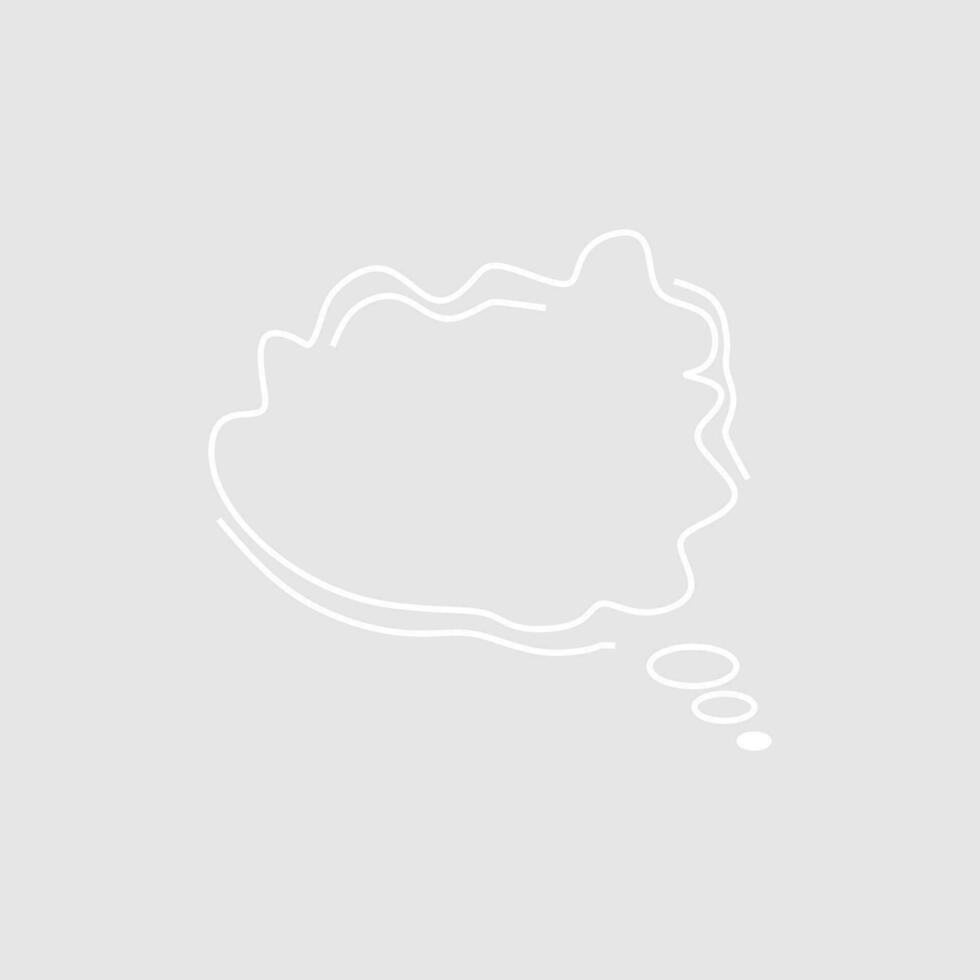 Abstract bubble chat vector element