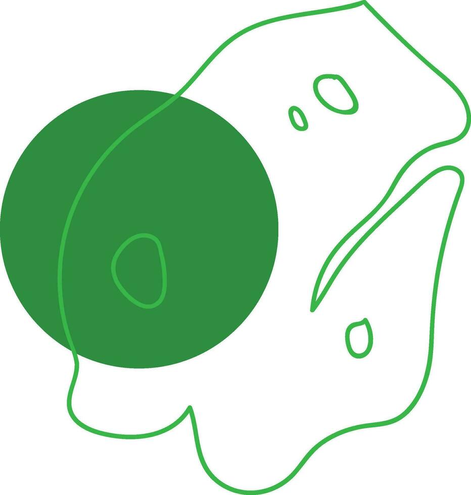 Montsera leaf logo icon vector element