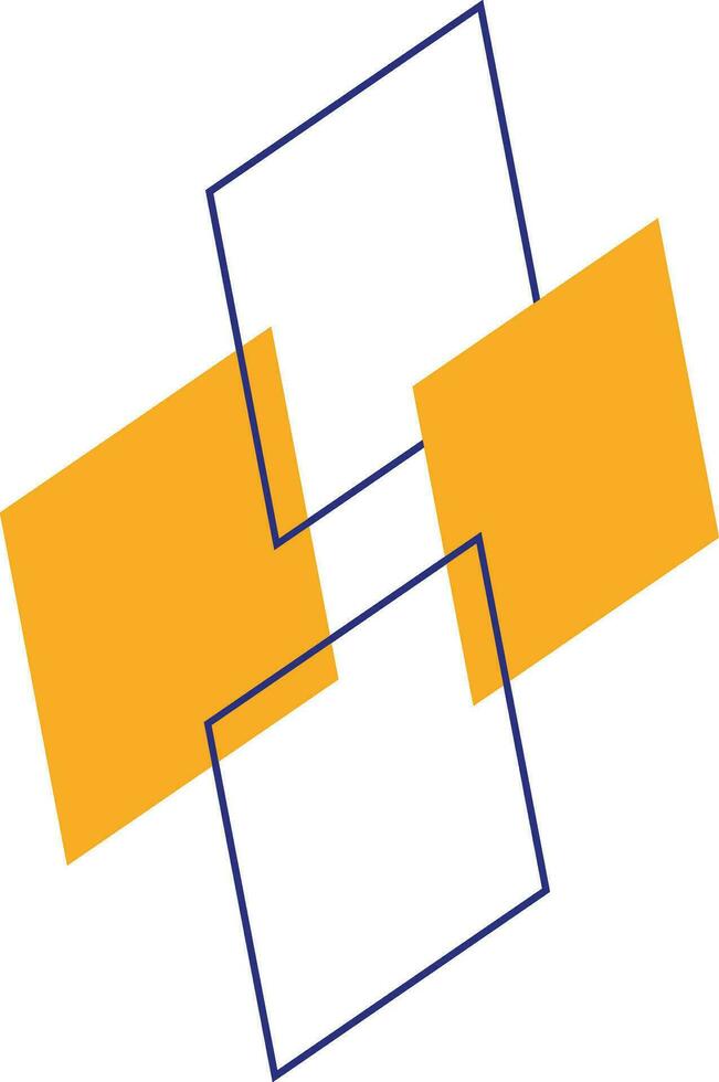 Abstract memphis geometric shape vector element