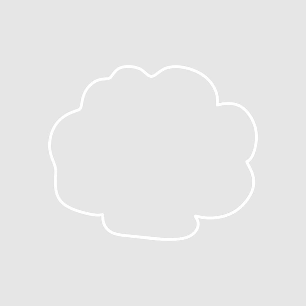 Abstract bubble chat vector element