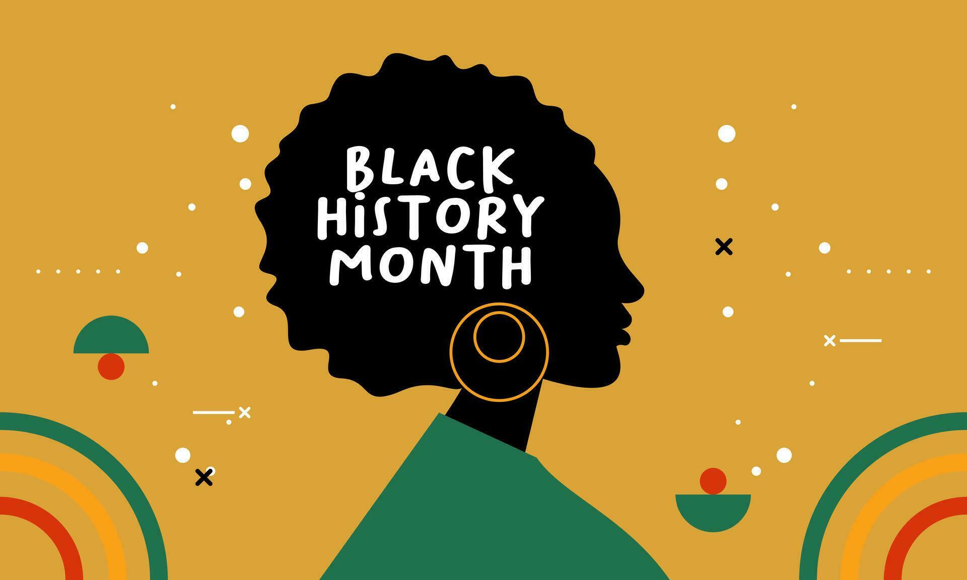 Black History Month Concept. Vector Illustration of AfricanAmerican