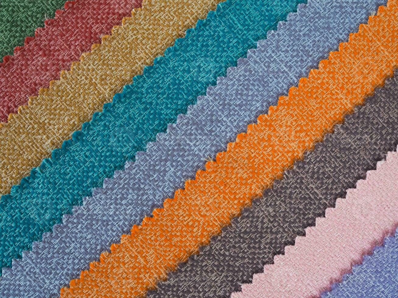 Colorful background, A stack of colorful fabric. Full frame shot of muti colored fabric background photo