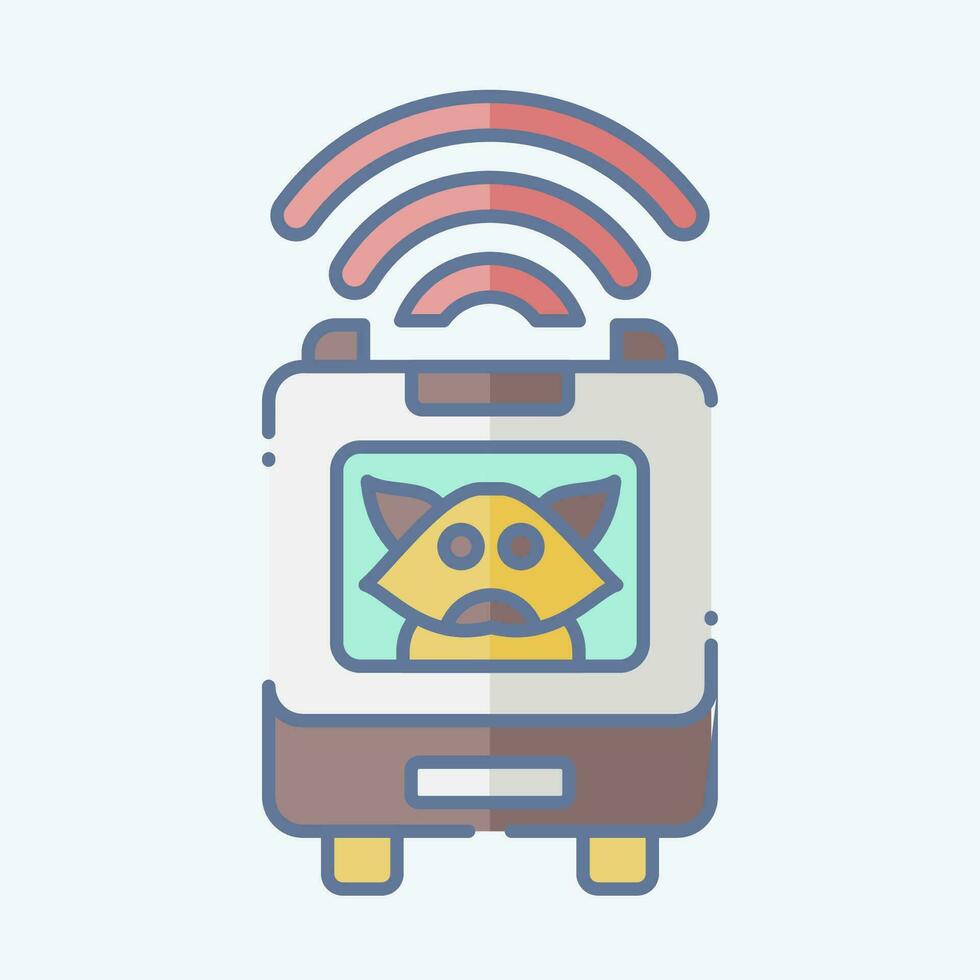 Icon Pet Bag. related to Smart Home symbol. doodle style. simple design editable. simple illustration vector