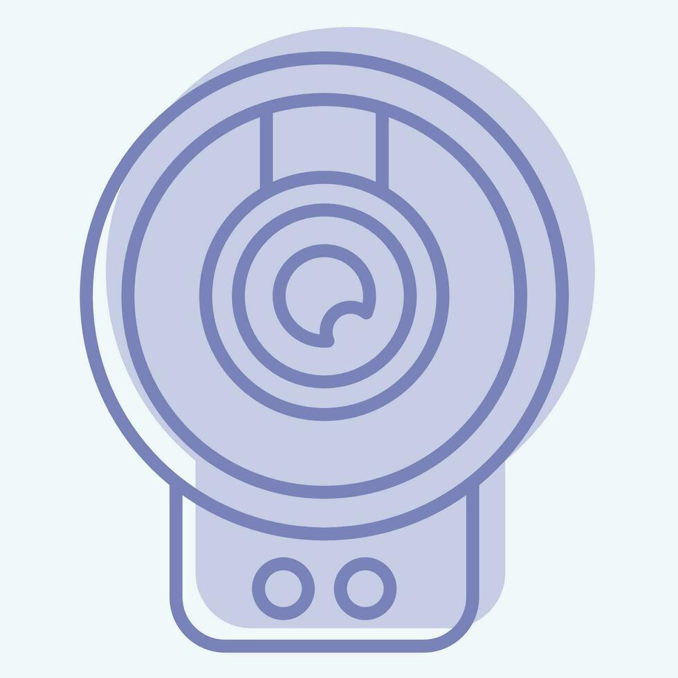 Icon Wireless Surveillance. related to Smart Home symbol. two tone style. simple design editable. simple illustration vector