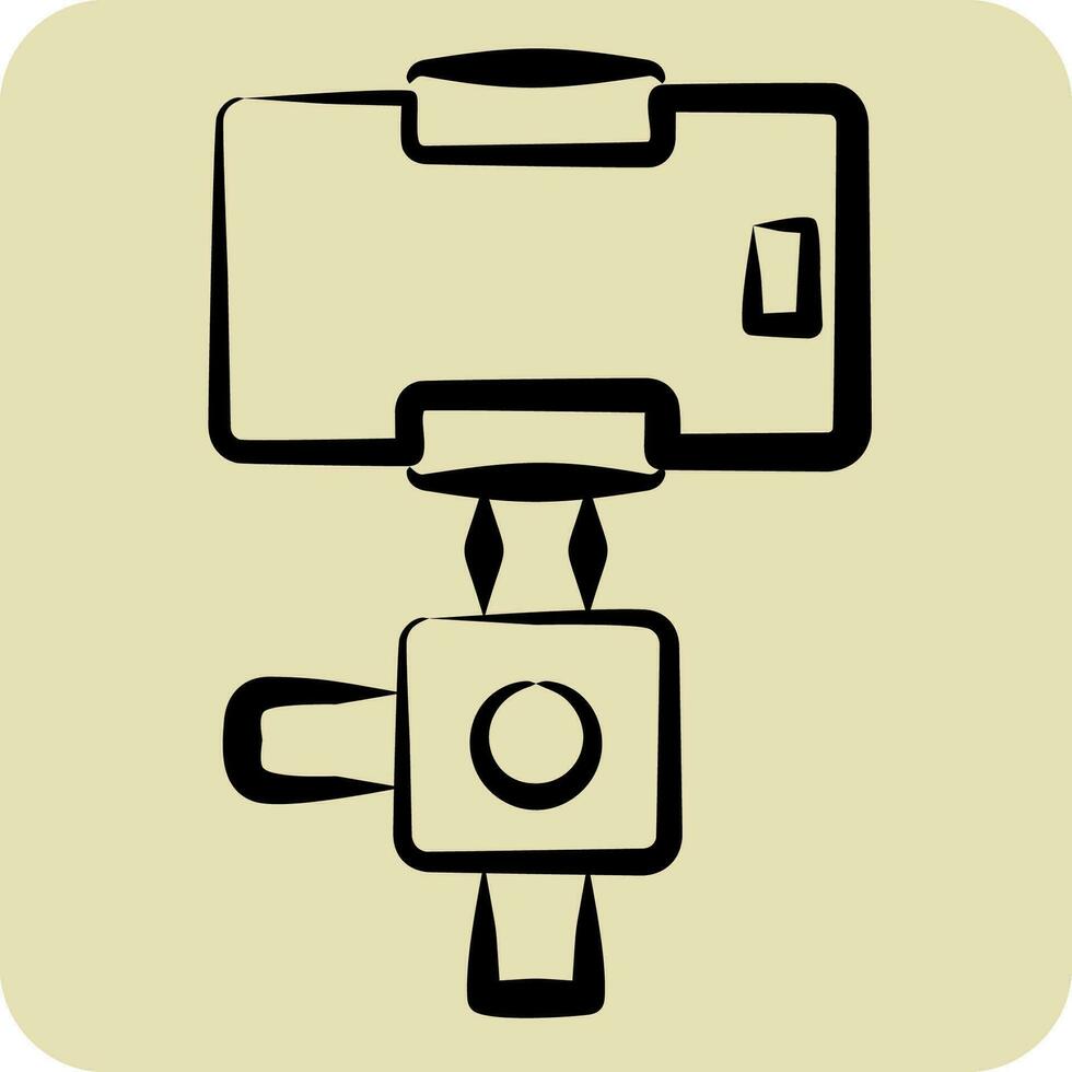 Icon Gimbal Stabilizer. related to Smart Home symbol. hand drawn style. simple design editable. simple illustration vector