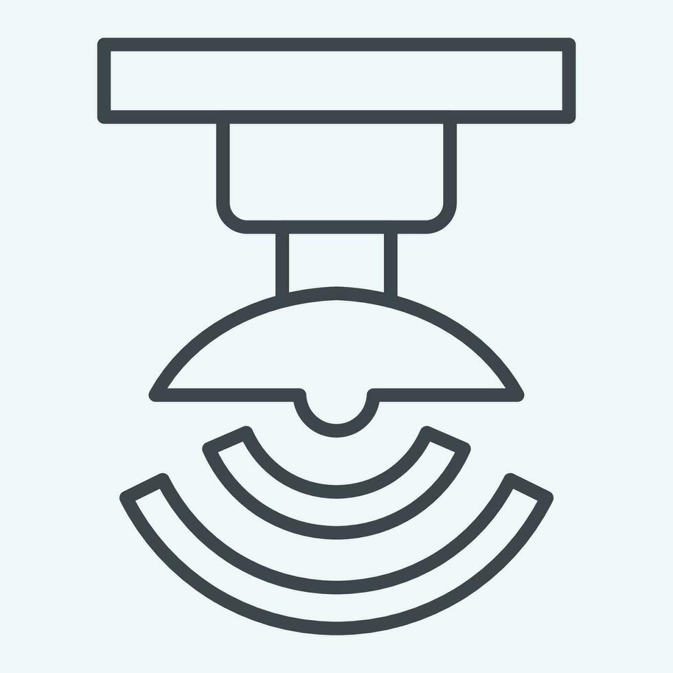 Icon Wireless Signal. related to Satellite symbol. line style. simple design editable. simple illustration vector