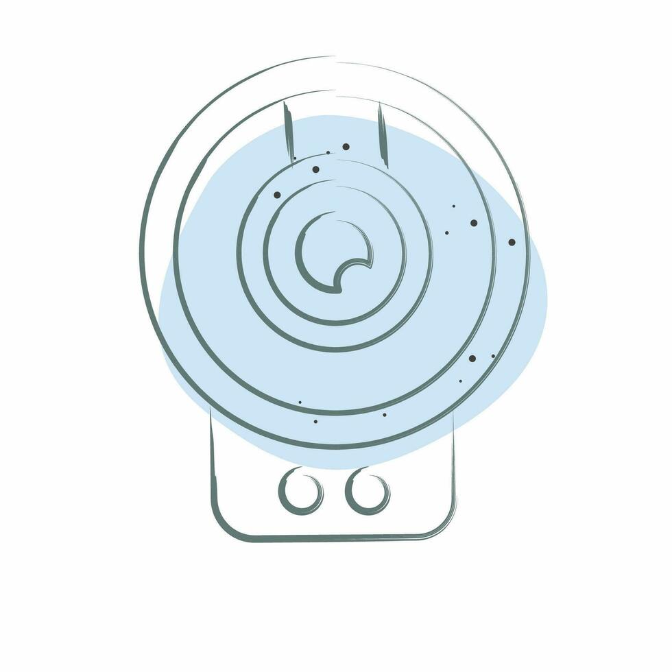 Icon Wireless Surveillance. related to Smart Home symbol. Color Spot Style. simple design editable. simple illustration vector