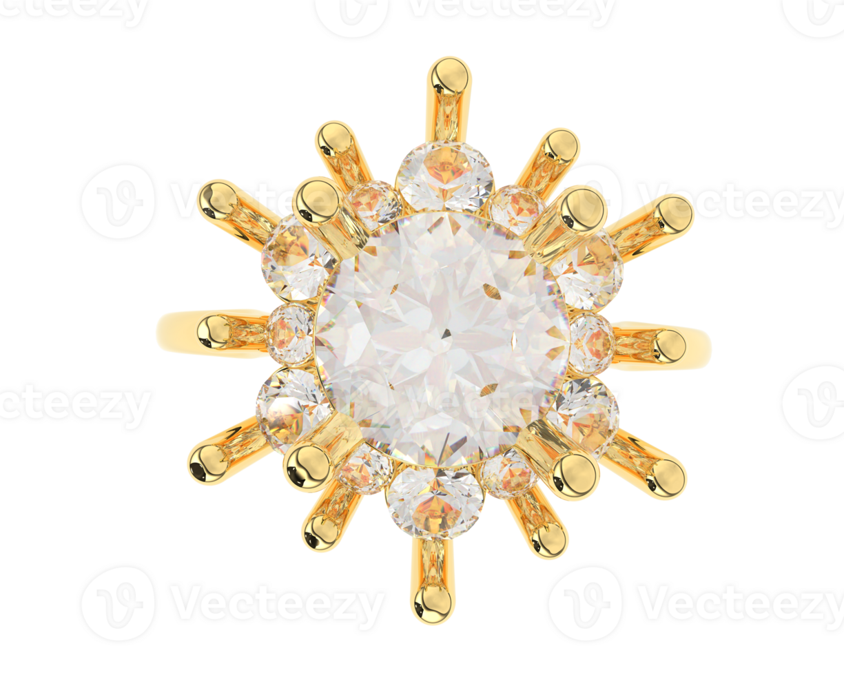Jewelry isolated on background. 3d rendering - illustration png