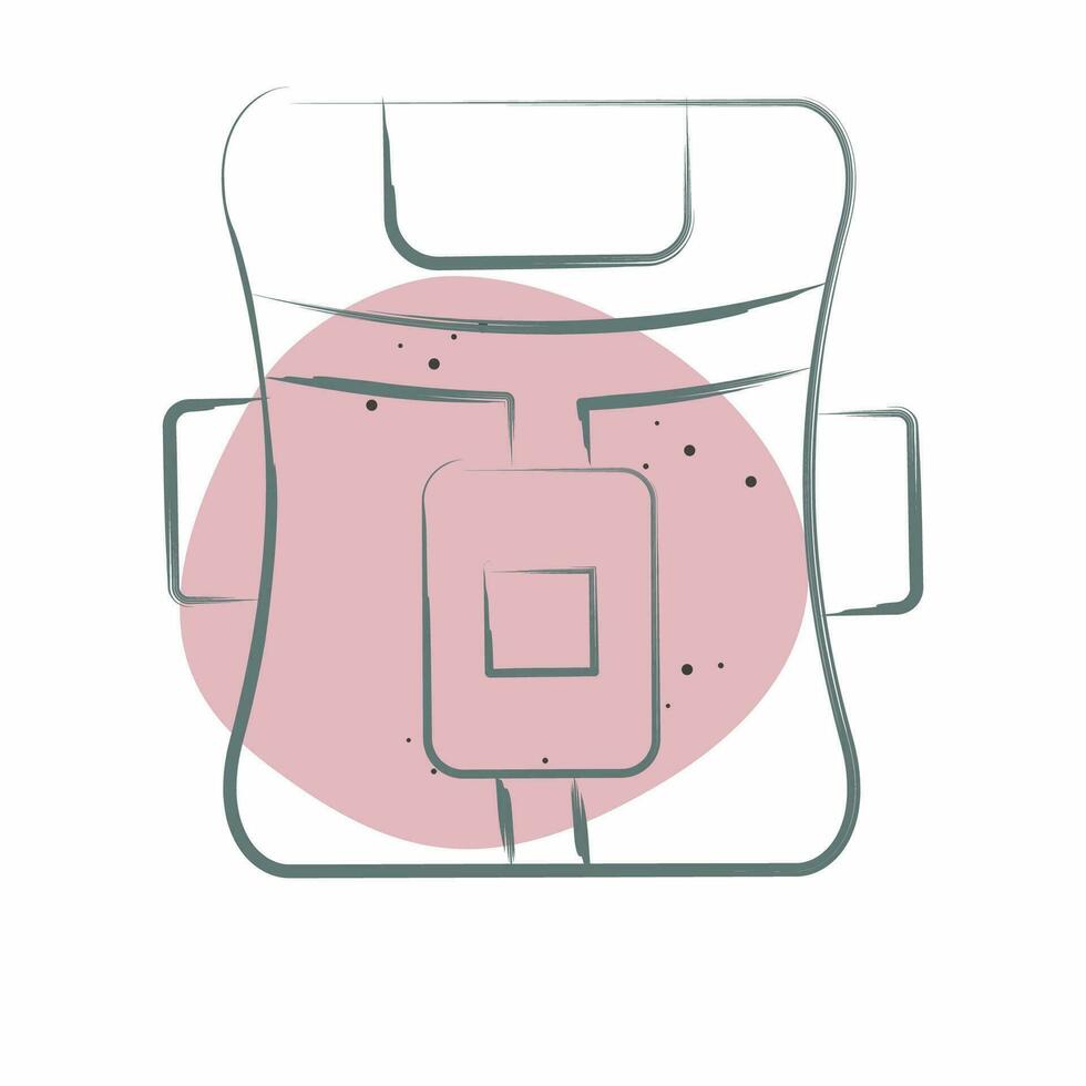 Icon Women Epilator Shaver. related to Smart Home symbol. Color Spot Style. simple design editable. simple illustration vector