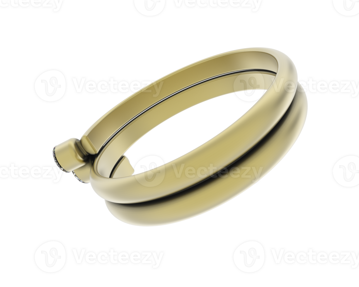 Jewelry isolated on background. 3d rendering - illustration png
