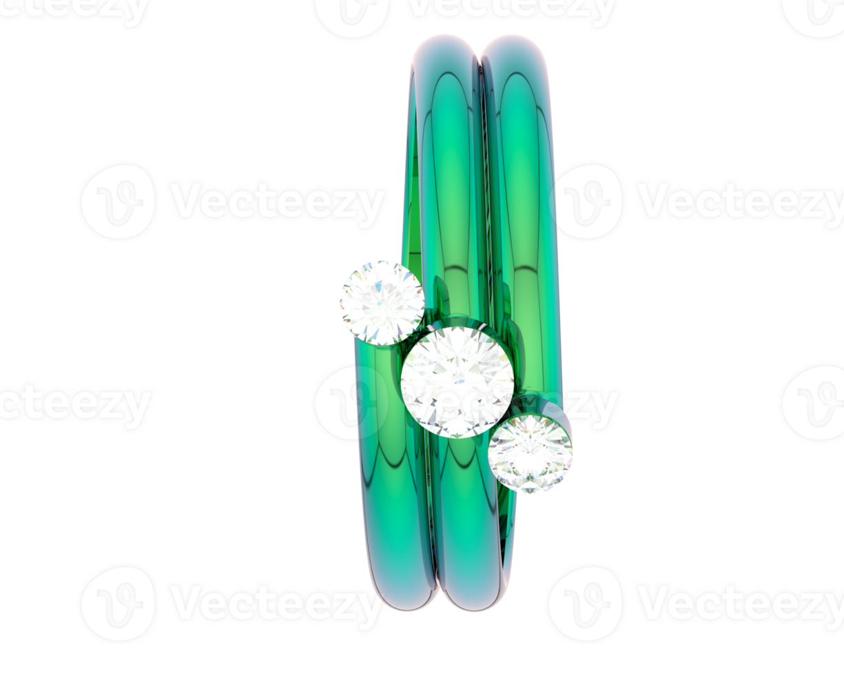 Jewelry isolated on background. 3d rendering - illustration png