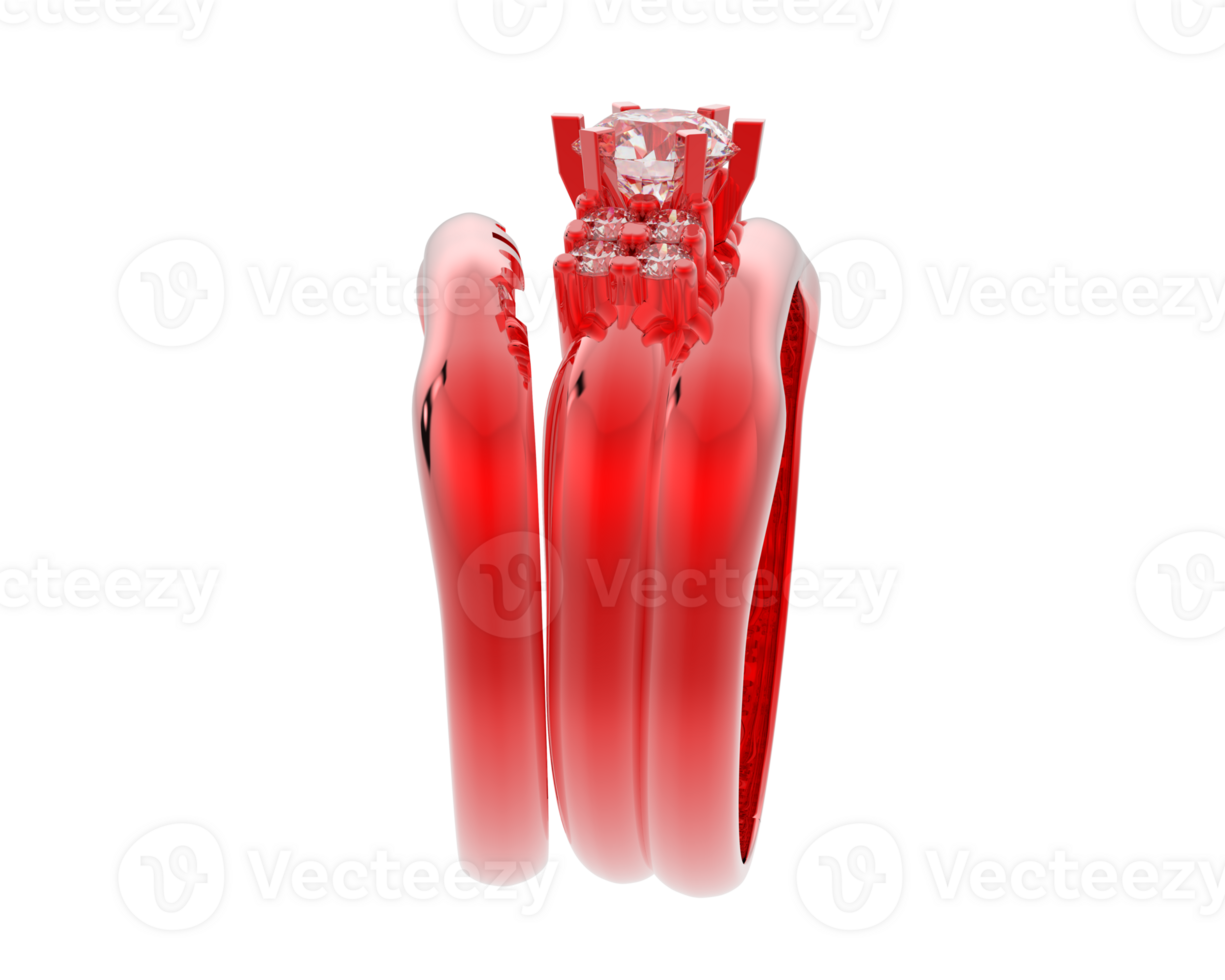 Jewelry isolated on background. 3d rendering - illustration png