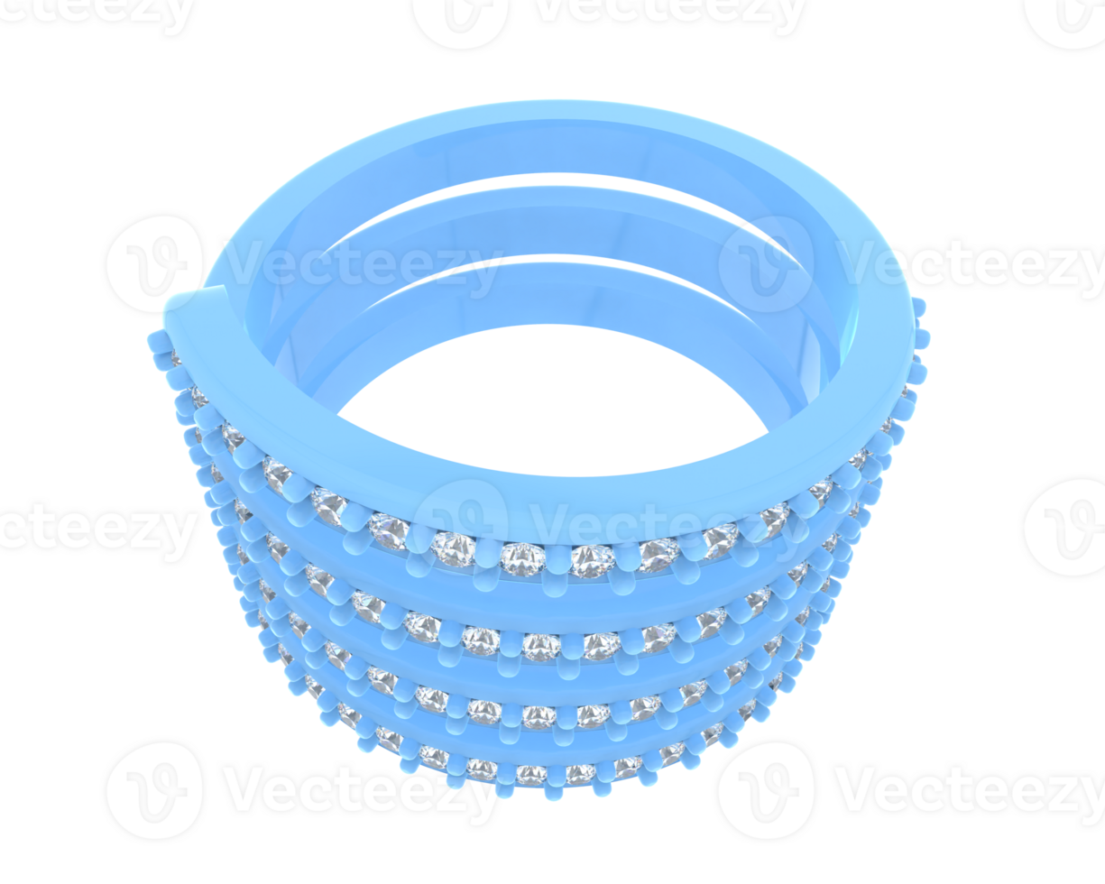 Jewelry isolated on background. 3d rendering - illustration png