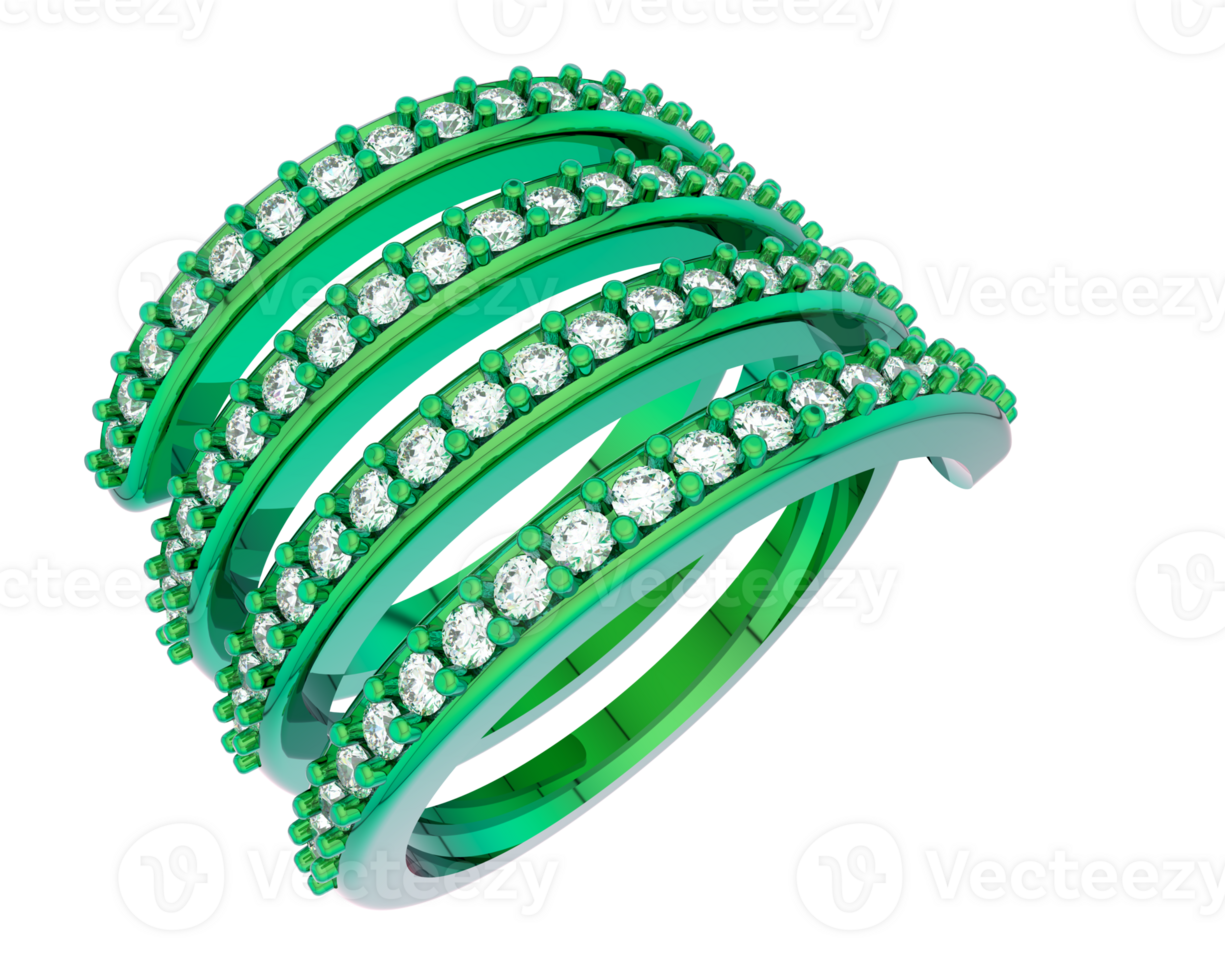 Jewelry isolated on background. 3d rendering - illustration png