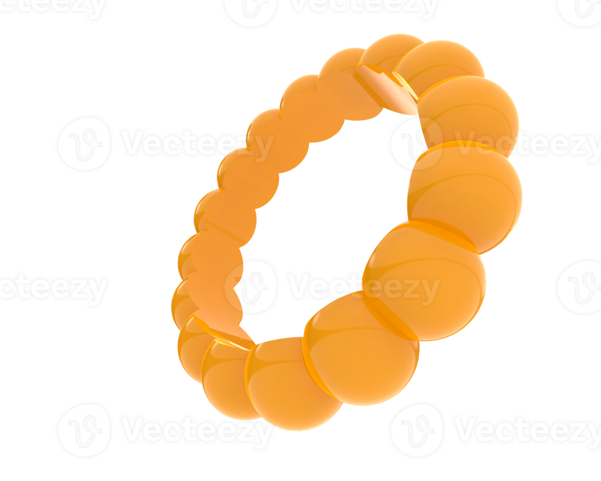 Jewelry isolated on background. 3d rendering - illustration png