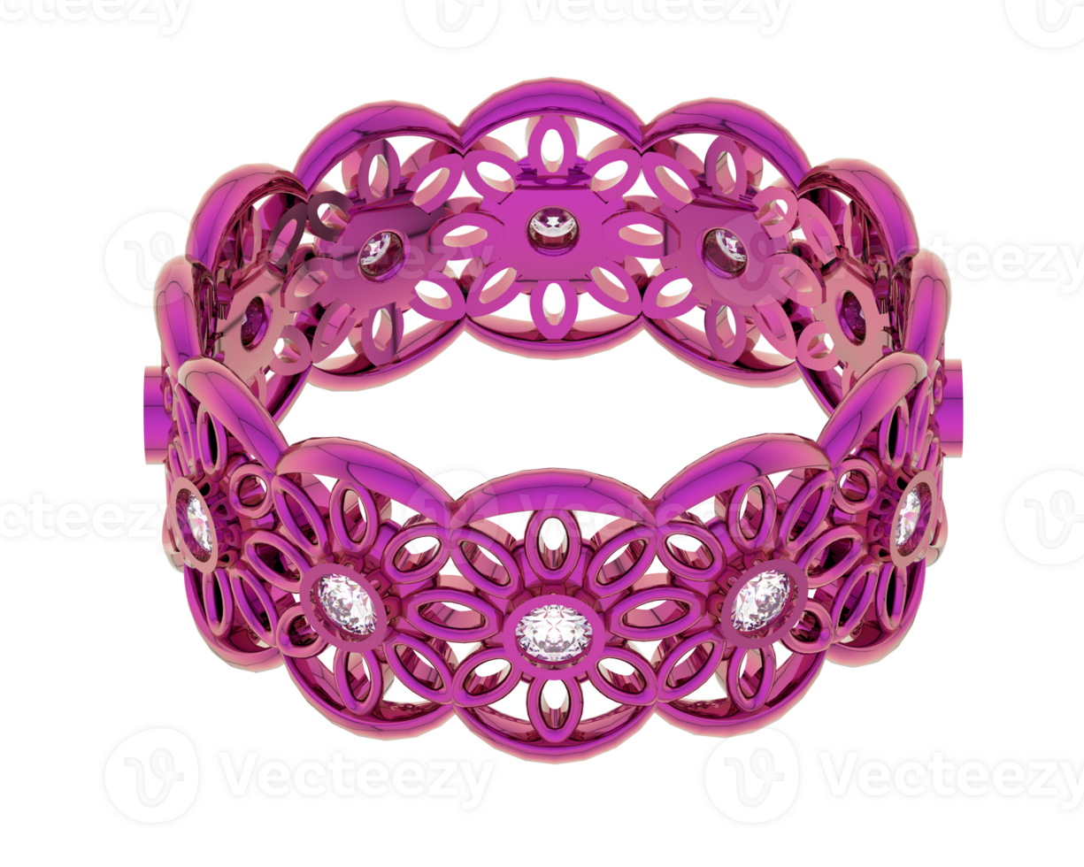 Jewelry isolated on background. 3d rendering - illustration png