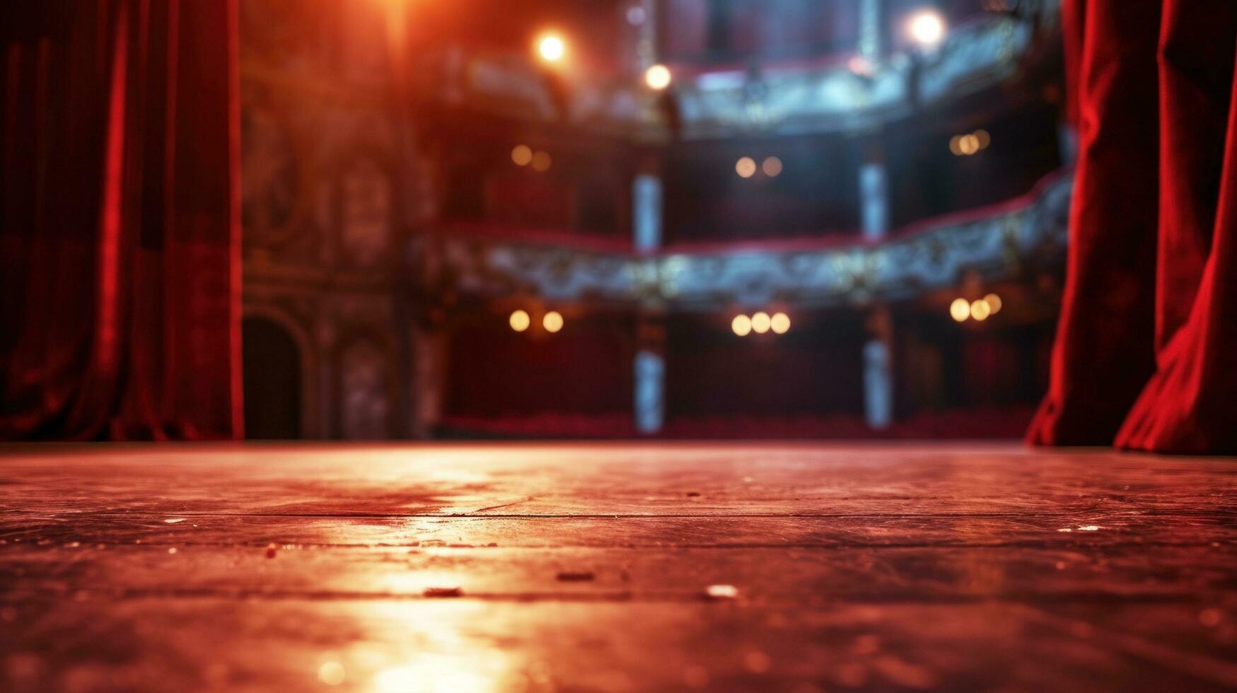 ai generado ópera teatro Anuncio antecedentes con Copiar espacio foto