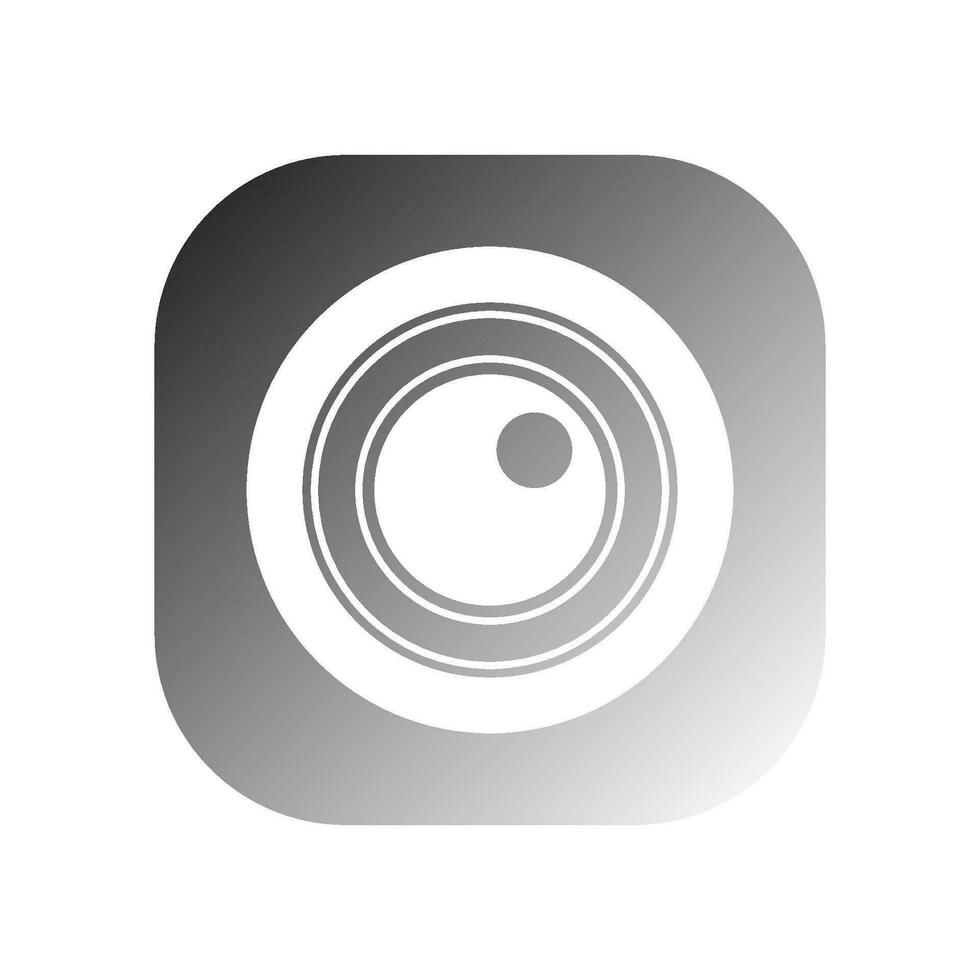 camera lens icon vector