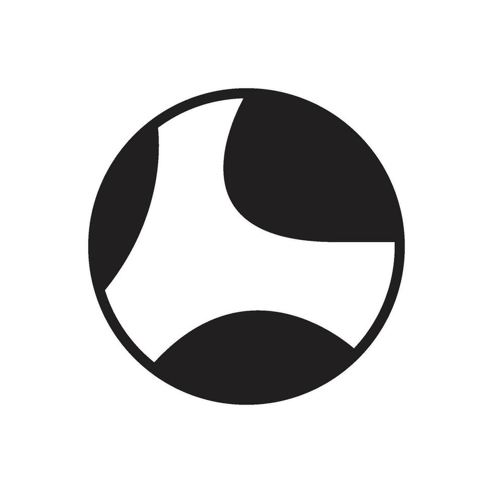abstract circle icon vector