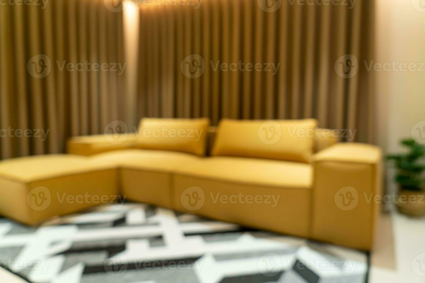 abstract blur modern and luxury living room photo