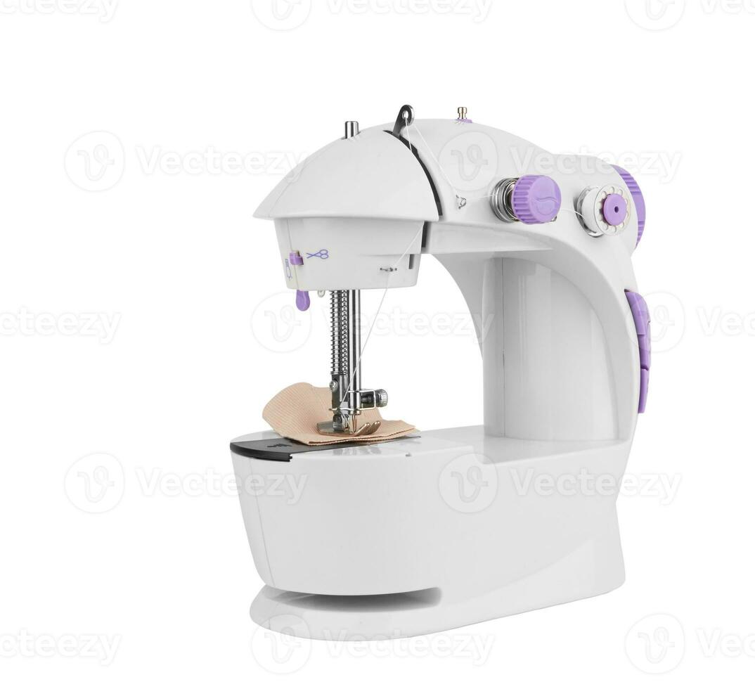 Sewing machine isolated photo