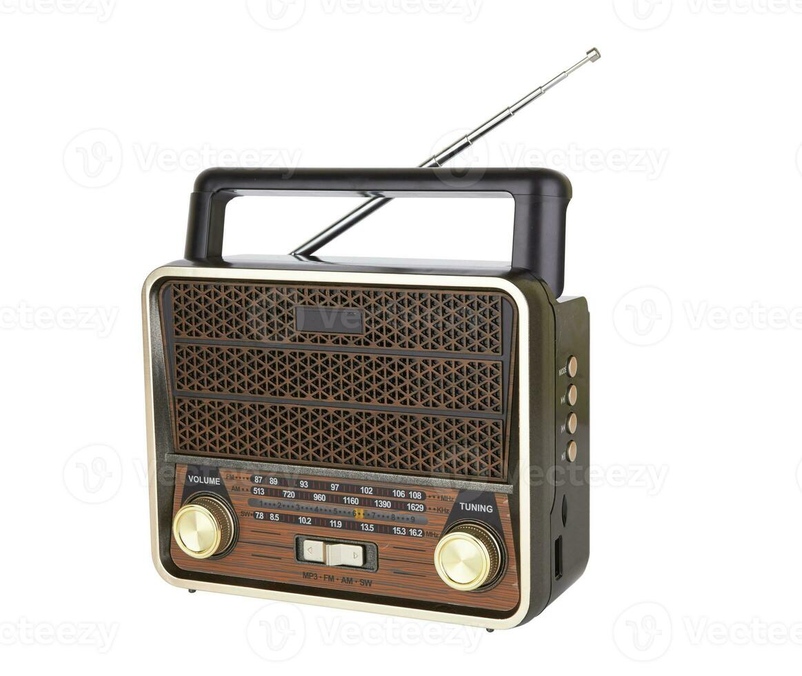 Radio retro portable receiver photo