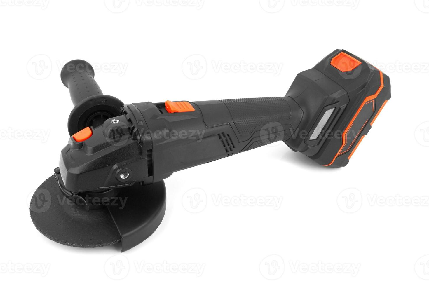 Cordless grinder on battery photo