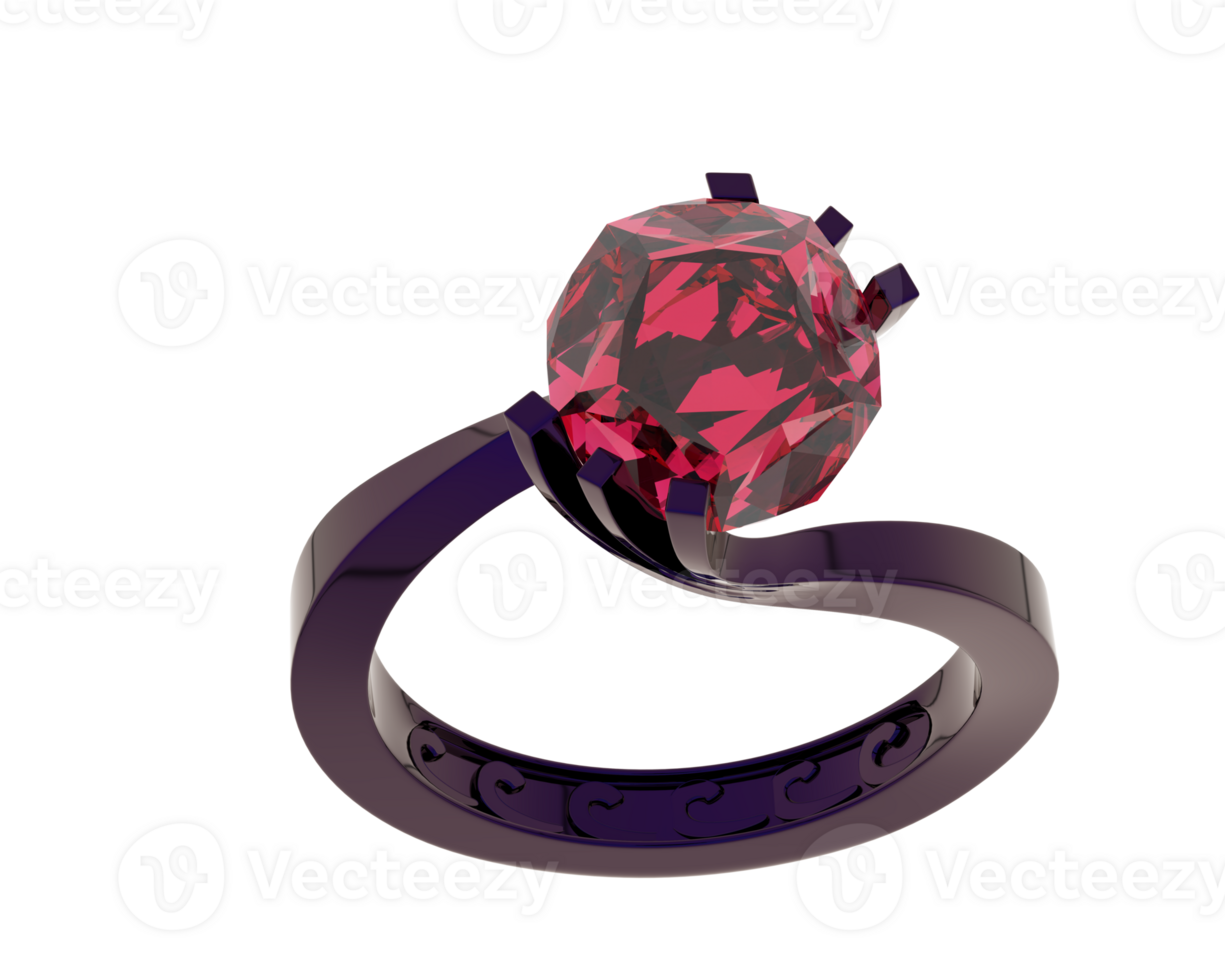 Jewelry isolated on background. 3d rendering - illustration png