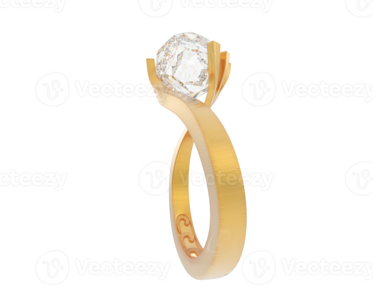 Jewelry isolated on background. 3d rendering - illustration png