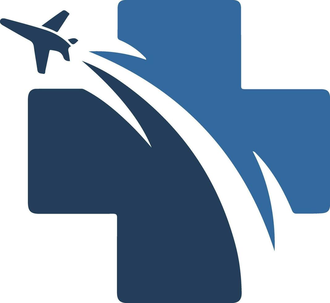 logo for a new aviation medicine practice for pilots in Ann Arbor, Michigan vector