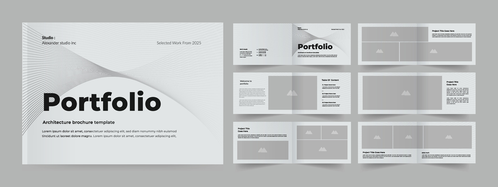 Landscape Architecture Portfolio Layout Template 36603230 Vector Art At Landscape Architecture Portfolio Layout Template 36603230 Vector Art At