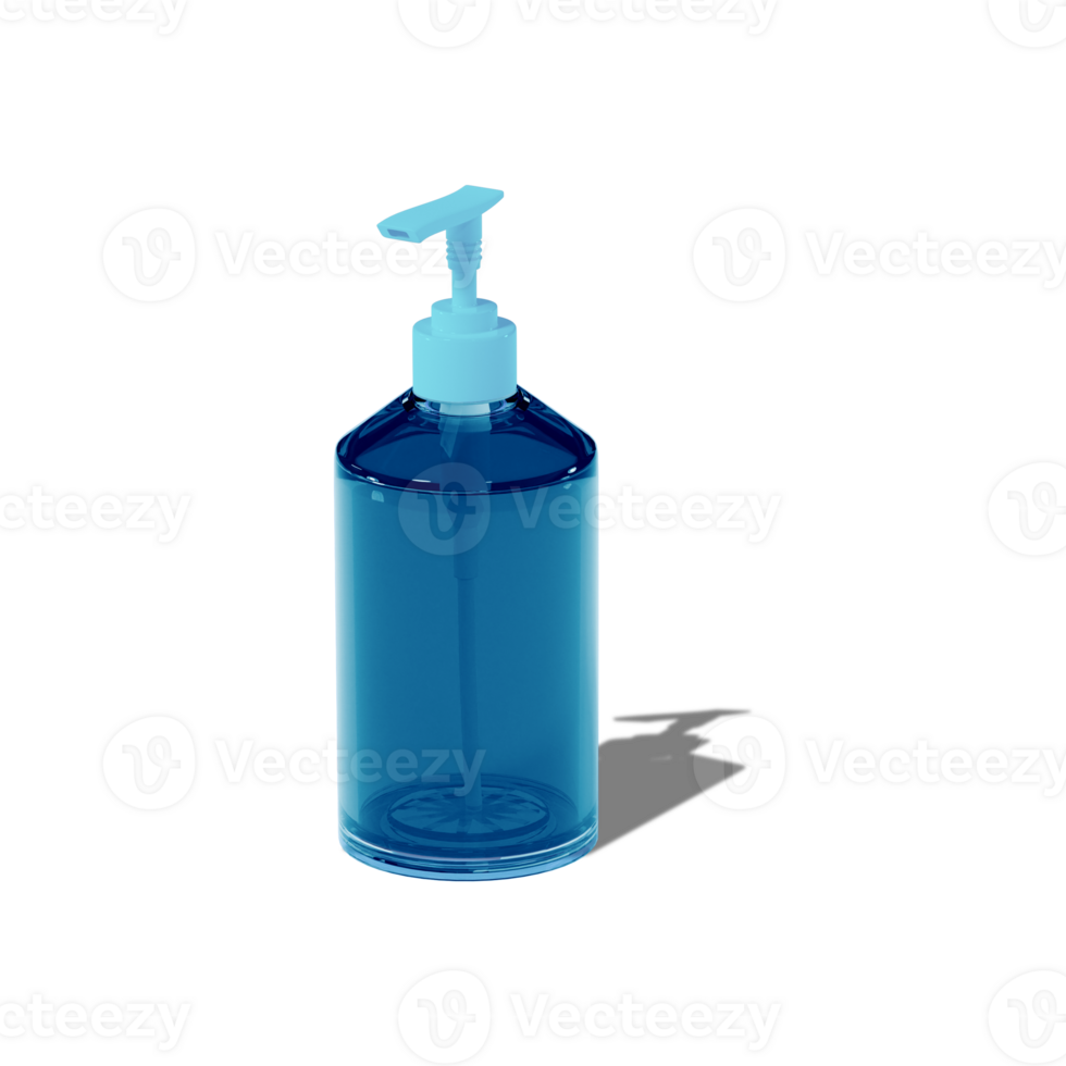 Shampoo Pump Plastic Bottle png