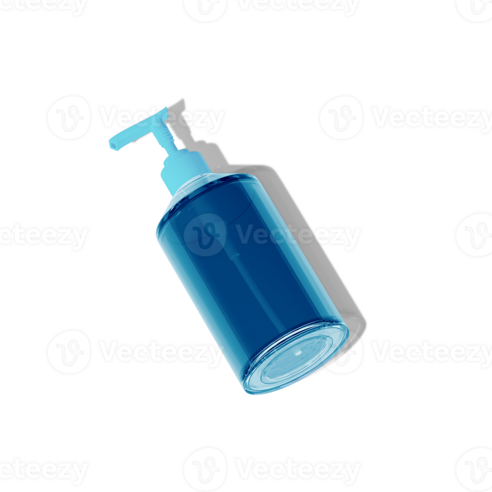 Shampoo Pump Plastic Bottle png