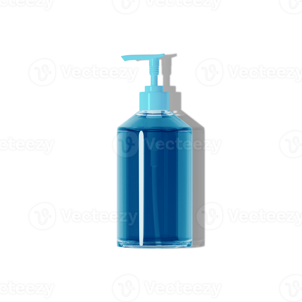 Shampoo Pump Plastic Bottle png