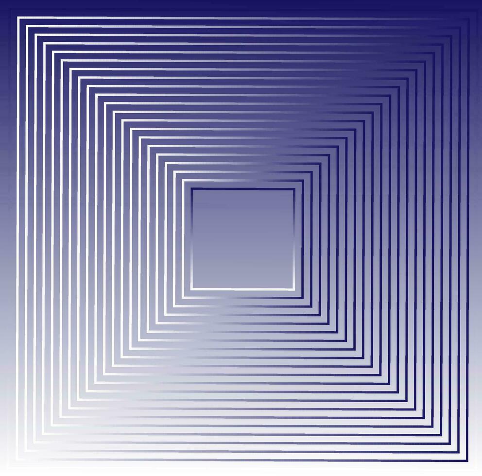 Vector geometric abstract background in the form of quadrangles and squares on a blue gradient background