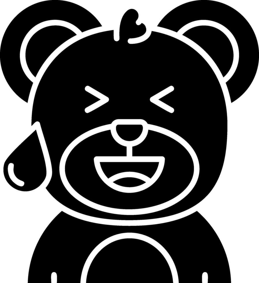 Sweat Glyph Icon vector