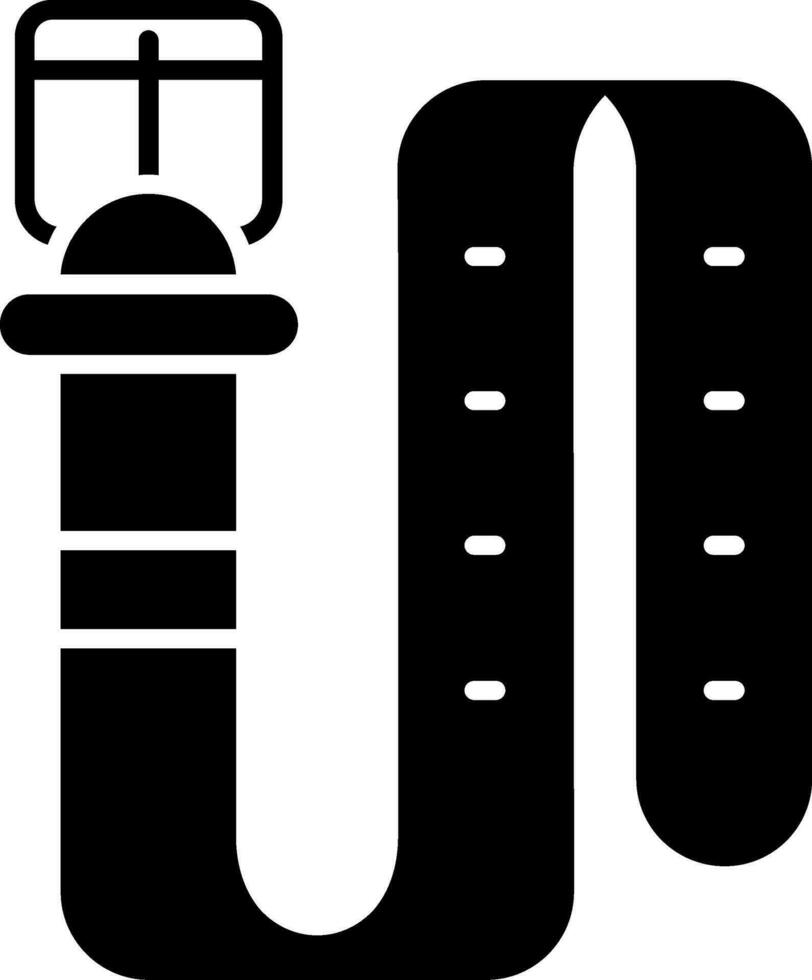 Belt Glyph Icon vector