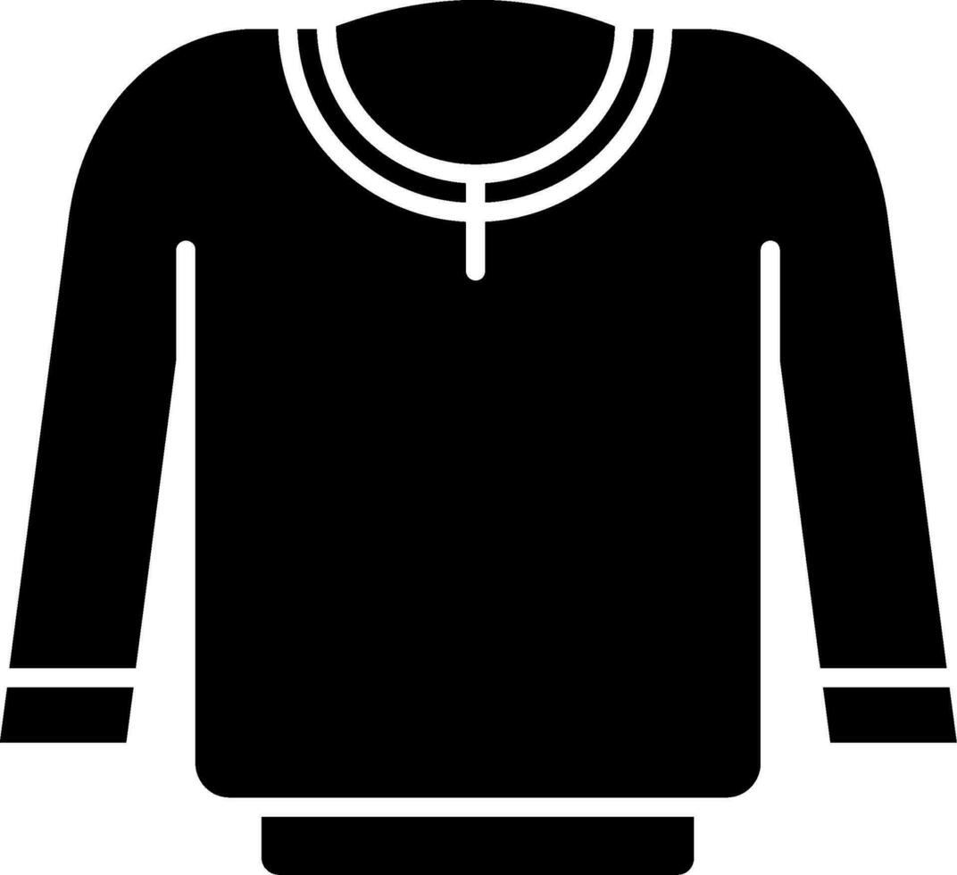 Full sleeve Glyph Icon vector