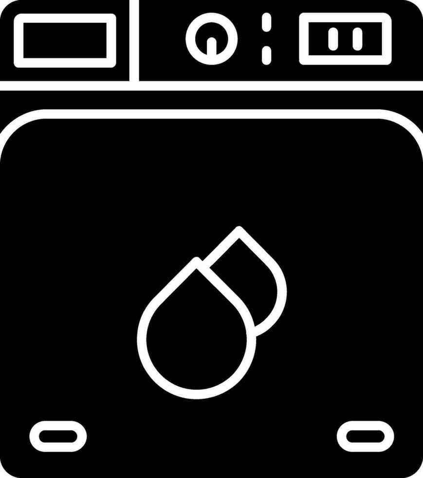 Laundry Glyph Icon vector