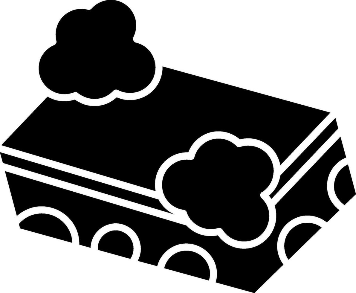 Sponge Glyph Icon vector
