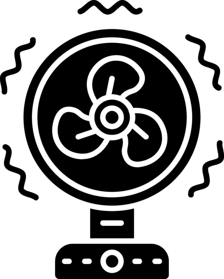 Fan Glyph Icon vector