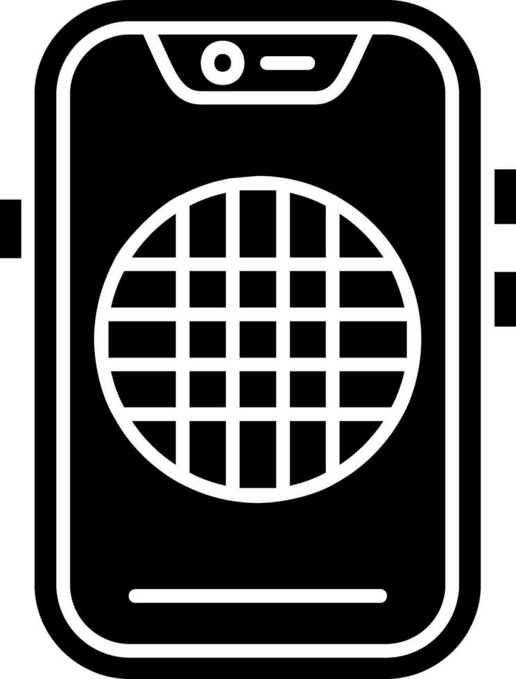 Grid Glyph Icon vector