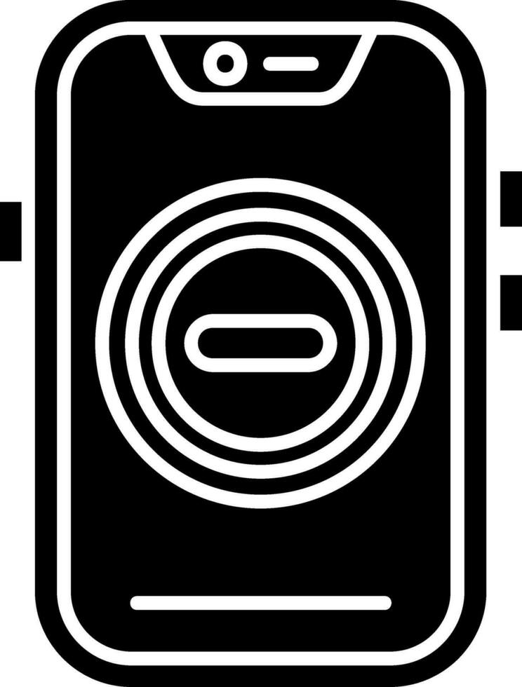 Stop Glyph Icon vector