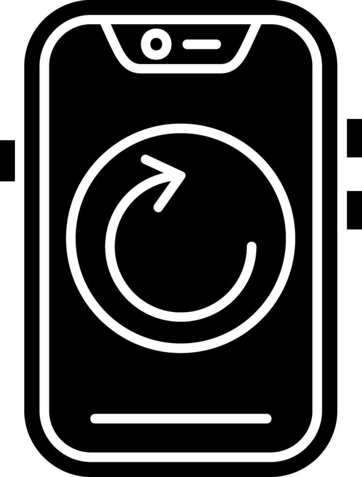 Reload Glyph Icon vector