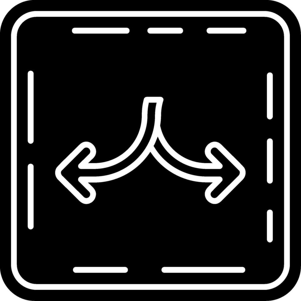 Shuffle Glyph Icon vector