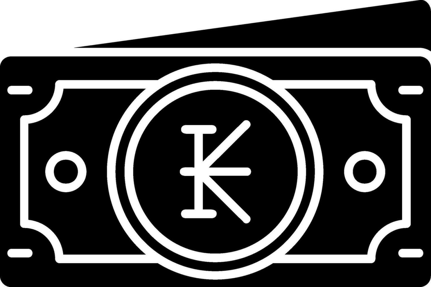 icono de glifo de kip vector